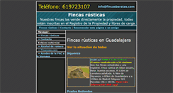 Desktop Screenshot of fincasbaratas.com